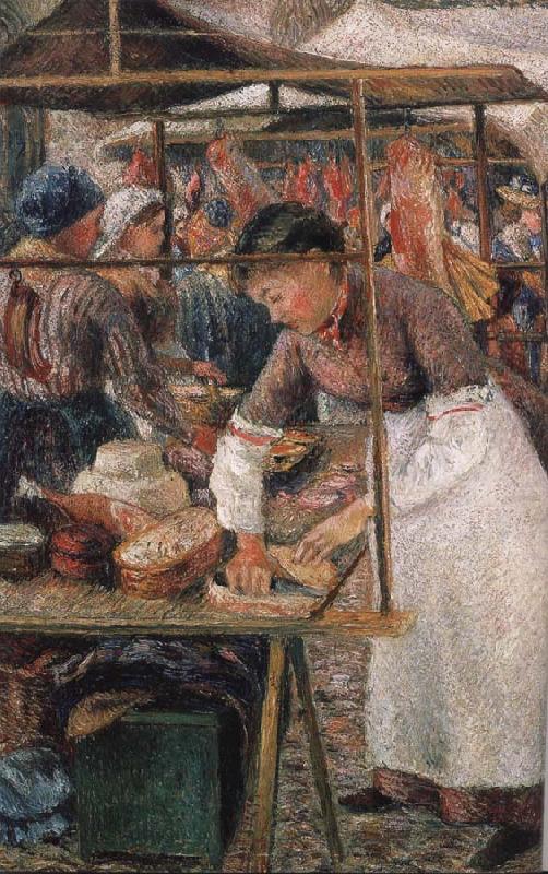 the butcher woman, Camile Pissarro
